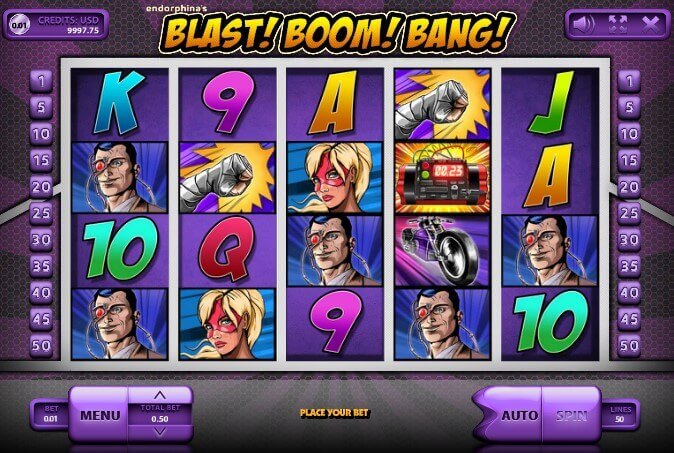Blast Boom Bang عملية اللعبة