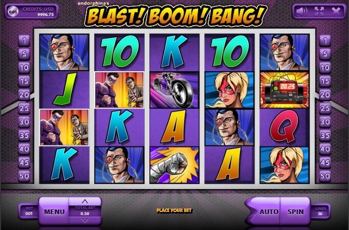 Blast Boom Bang عملية اللعبة