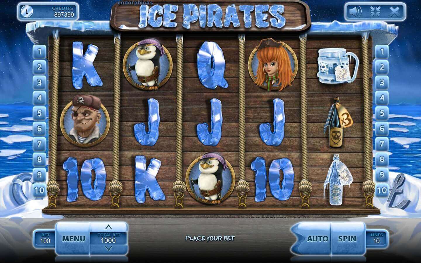 Ice Pirates عملية اللعبة