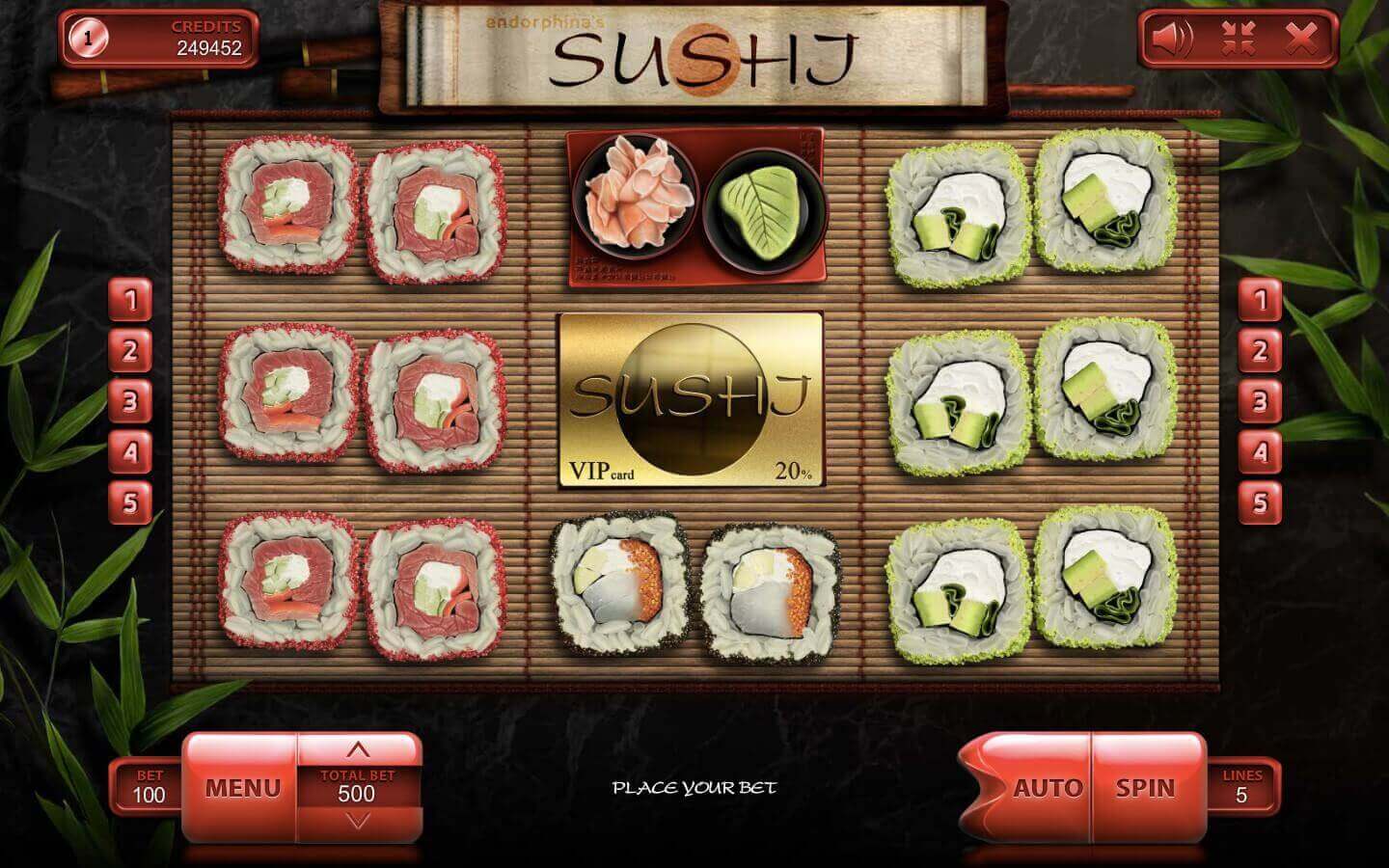 Sushi عملية اللعبة