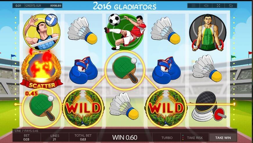 2016 Gladiators عملية اللعبة