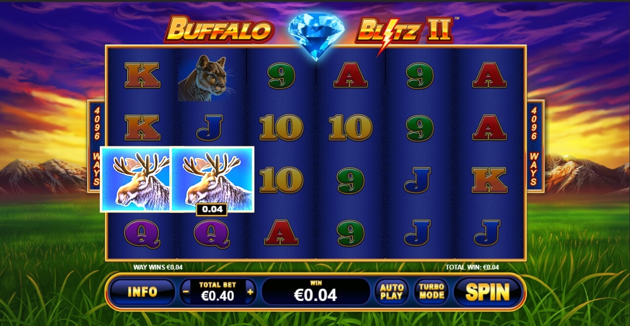 Buffalo Blitz II عملية اللعبة