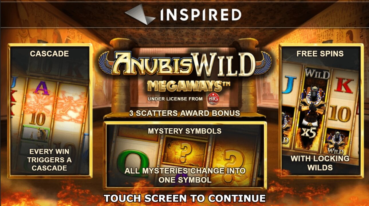Anubis Wild Megaways عملية اللعبة