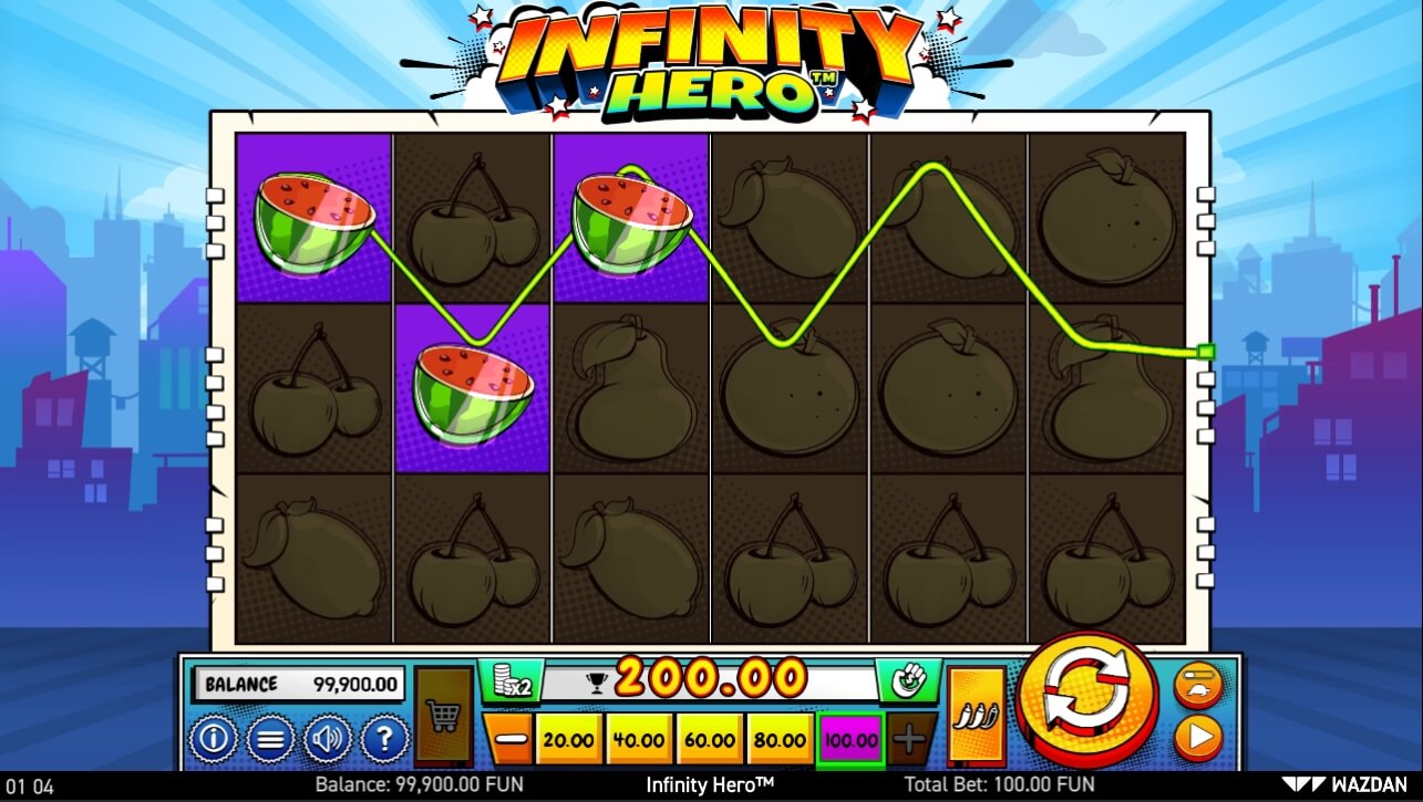 Infinity Hero عملية اللعبة