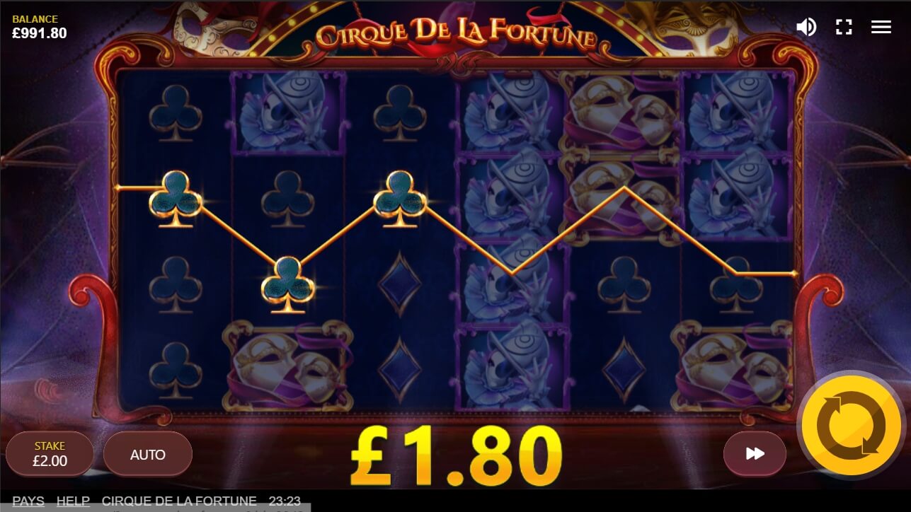Cirque De La Fortune عملية اللعبة