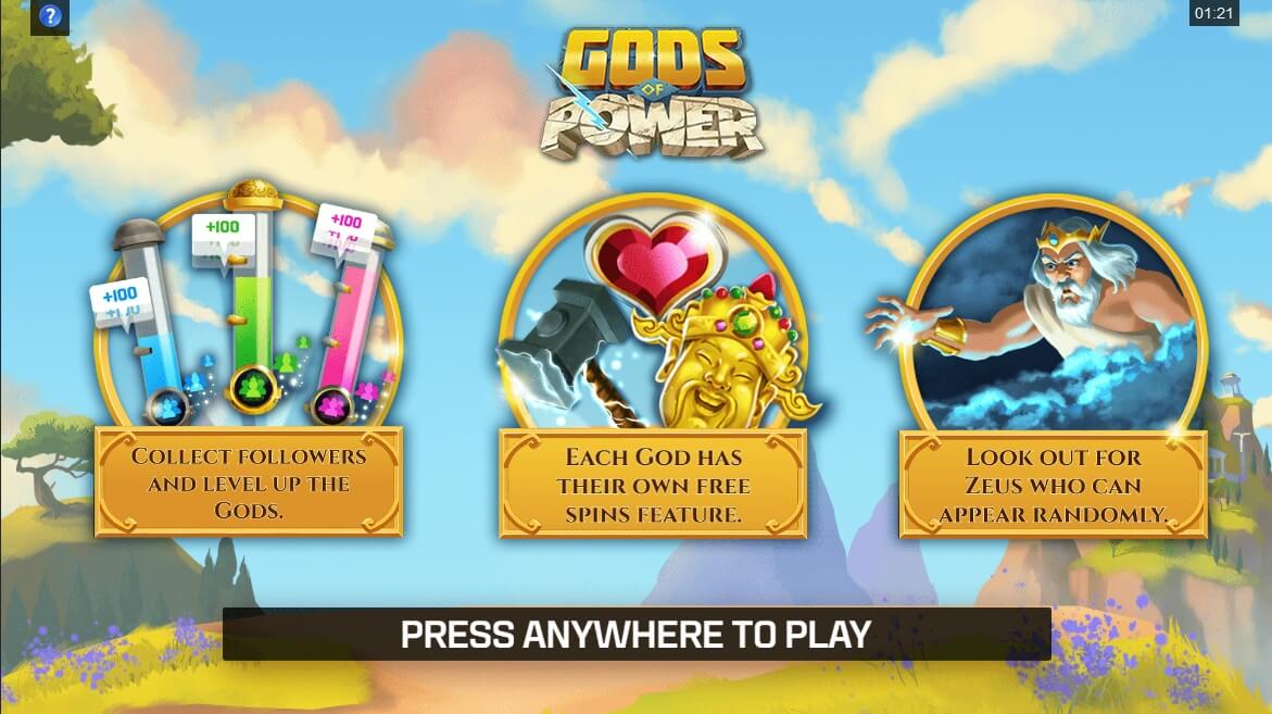 Gods of Power عملية اللعبة