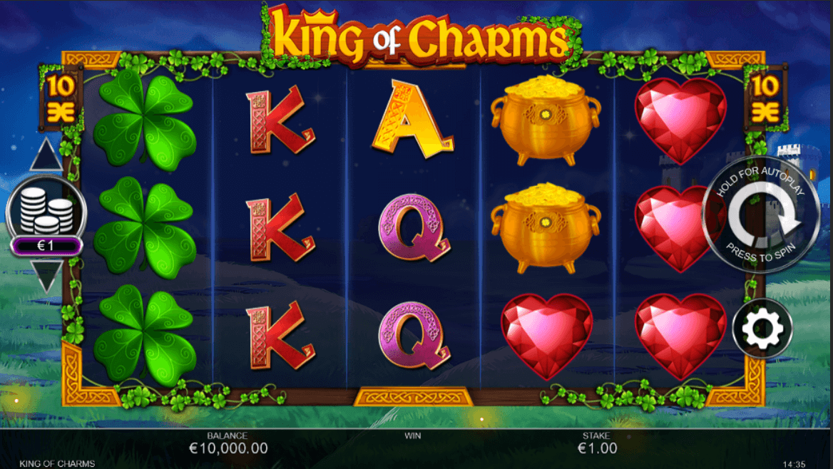 King of Charms عملية اللعبة