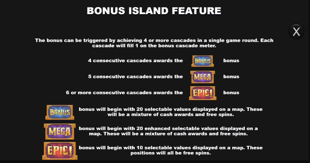 Bonus Island عملية اللعبة