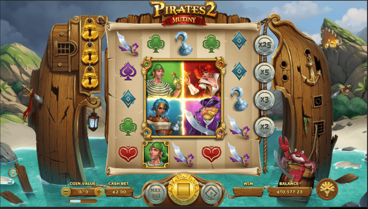Pirates 2 Mutiny عملية اللعبة