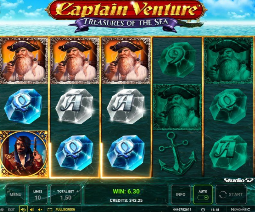 Captain Venture Treasures of the Sea عملية اللعبة