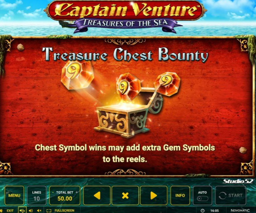 Captain Venture Treasures of the Sea عملية اللعبة