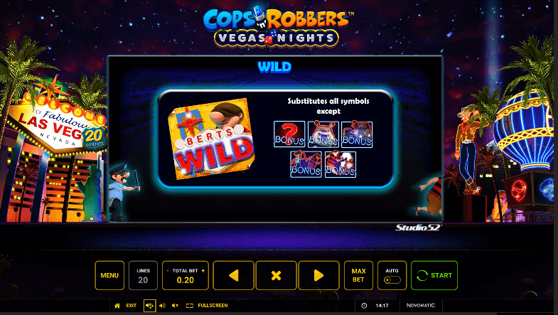 Cops N Robbers Vegas Nights عملية اللعبة